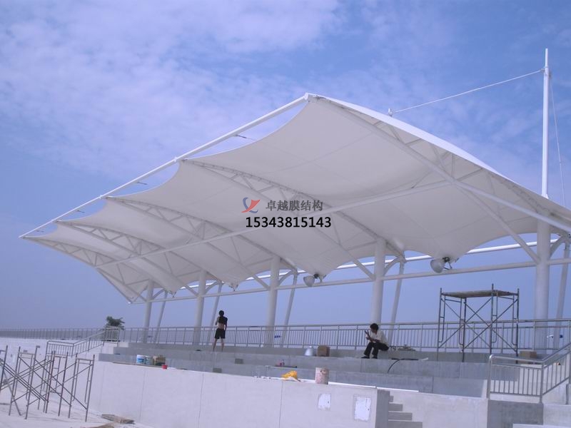 三門峽市風雨操場雨棚設(shè)計施工案例