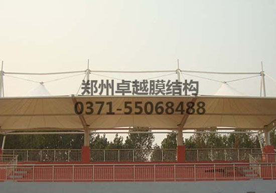 石家莊膜結構看臺/舞臺【石家莊人民醫(yī)學高等專科學校等】工程設計施工案例